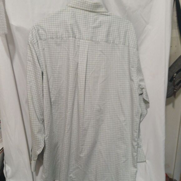 Stafford Shirt Mens Size 16.5. (32-33)  Plaid Long Sleeve Button Up Cotton Read - Picture 8 of 10